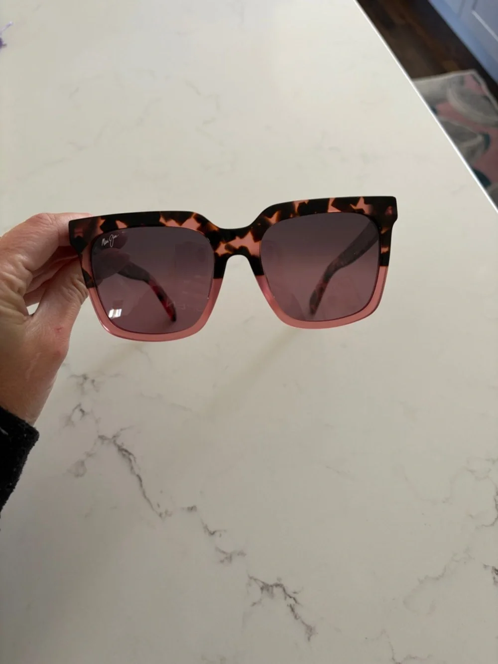 Maui Jim rooftops polarized Pink Gradient Women’s Sunglasses - Picture 4 of 4